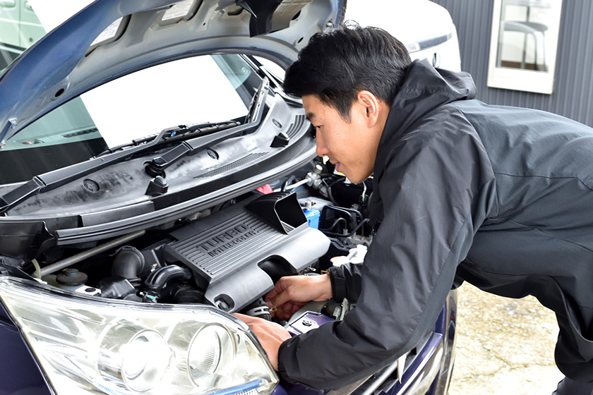 入庫車の徹底チェック